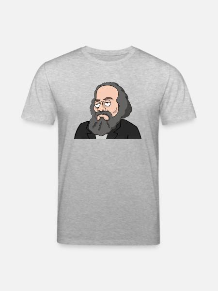 Karl Marx - Stanley/Stella Unisex Bio-T-Shirt CREATOR - Grau meliert