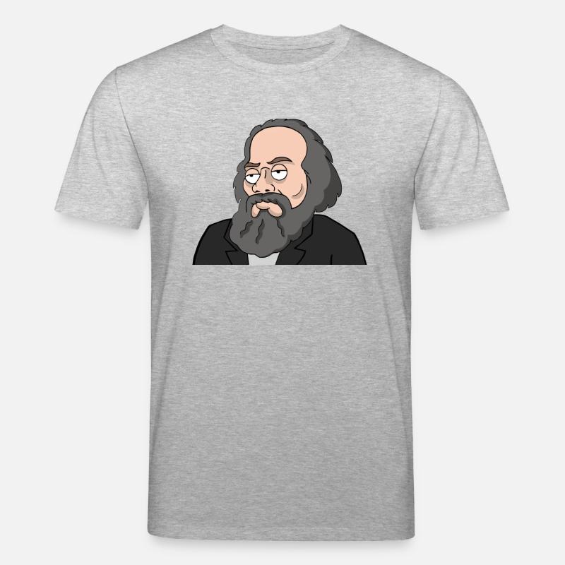 Karl Marx - Stanley/Stella Unisex Bio-T-Shirt CREATOR  - Grau meliert