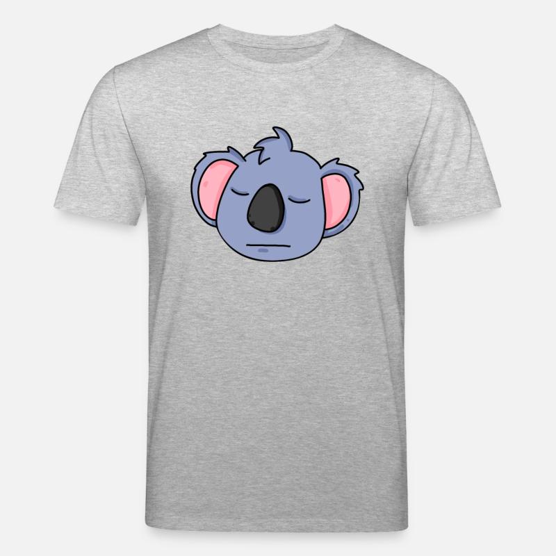 Koala Kopf - Stanley/Stella Unisex Bio-T-Shirt CREATOR  - Grau meliert