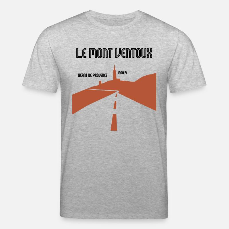 Le Mont Ventoux - Stanley/Stella Unisex Bio-T-Shirt CREATOR  - Grau meliert