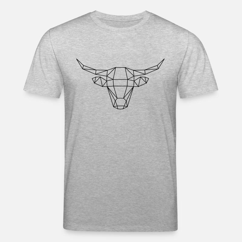 LowPolyCow - T-shirt bio CREATOR Stanley/Stella Unisexe - gris chiné