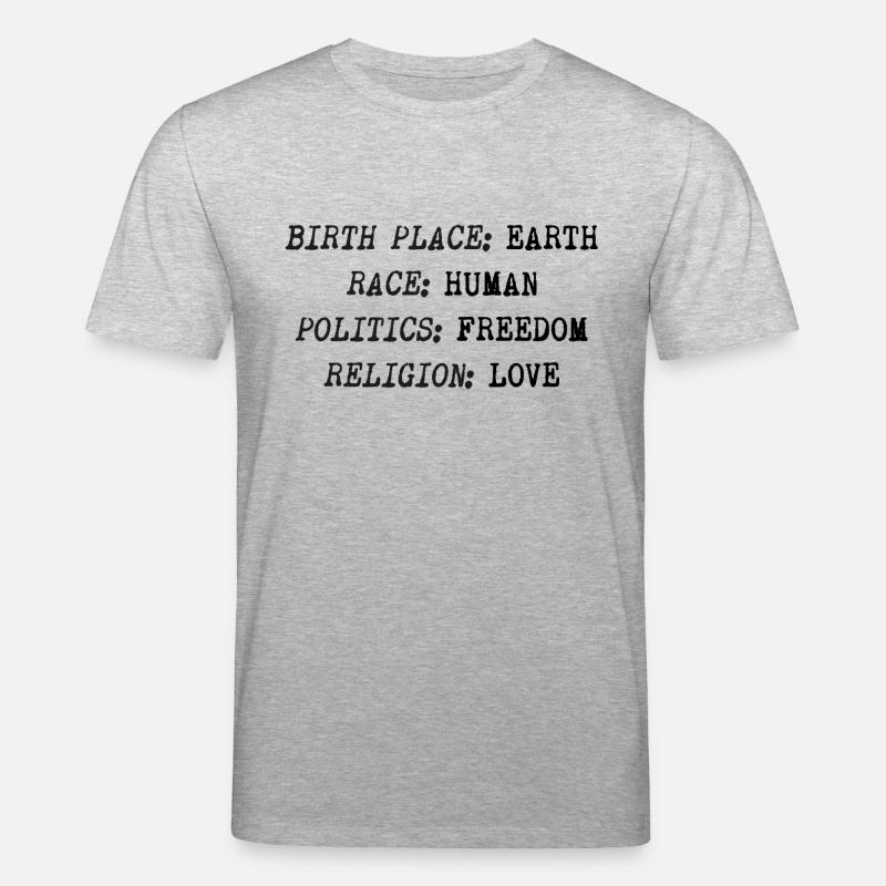 HUMAN KIND - Stanley/Stella Unisex Bio-T-Shirt CREATOR  - Grau meliert