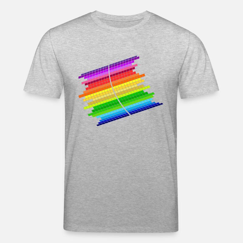 RainBow Equalizer - Stanley/Stella Unisex Bio-T-Shirt CREATOR  - Grau meliert