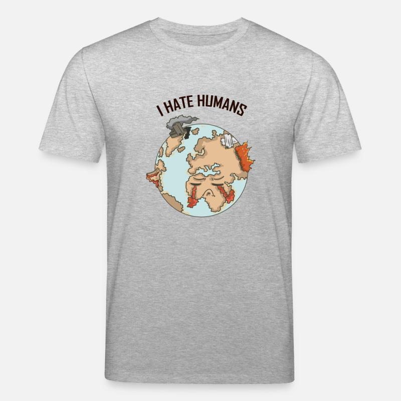 Erde Umweltschutz - Stanley/Stella Unisex Bio-T-Shirt CREATOR  - Grau meliert