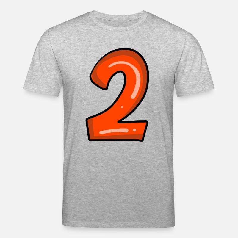 2 rot - Stanley/Stella Unisex Bio-T-Shirt CREATOR  - Grau meliert