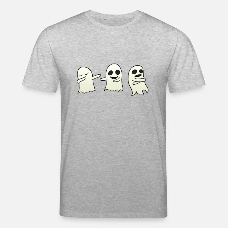 Dancing Ghost - Stanley/Stella Unisex Bio-T-Shirt CREATOR  - Grau meliert