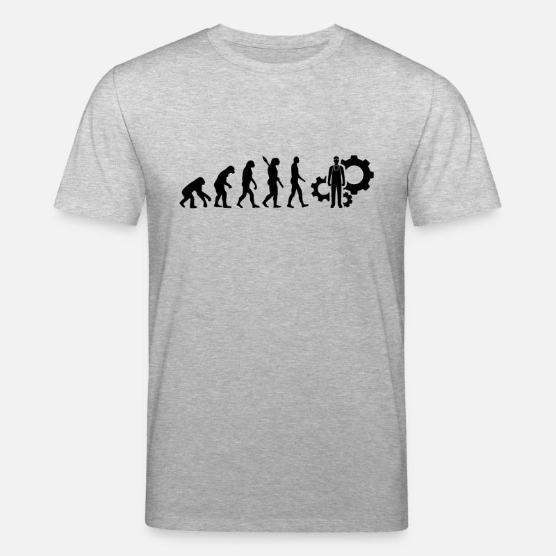 Evolution Techniker Technik b - Stanley/Stella Unisex Bio-T-Shirt CREATOR - Grau meliert