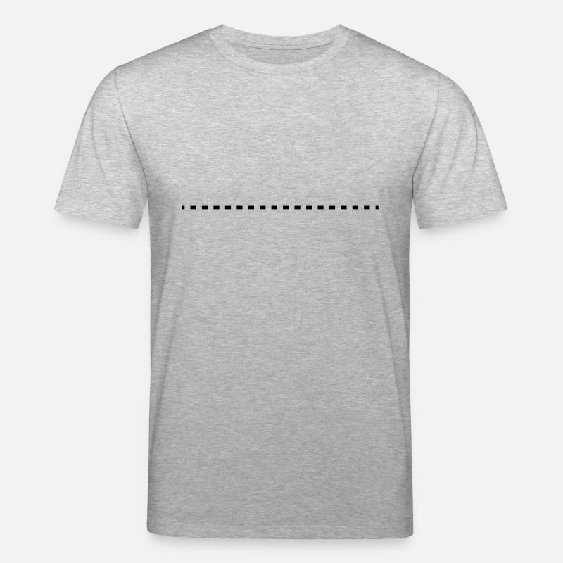 dashed_line_f1 - T-shirt bio CREATOR Stanley/Stella Unisexe - gris chiné