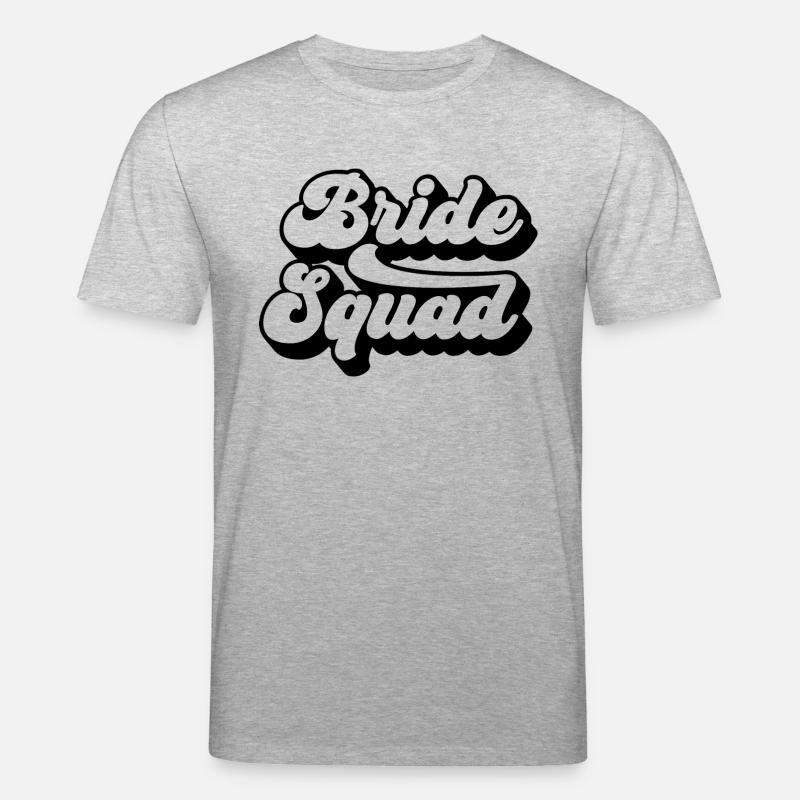 Bride Squad - Junggesellinnenabschied - Stanley/Stella Unisex Bio-T-Shirt CREATOR  - Grau meliert