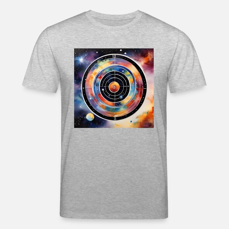 Jeu de fléchettes Milky Way - T-shirt bio CREATOR Stanley/Stella Unisexe - gris chiné
