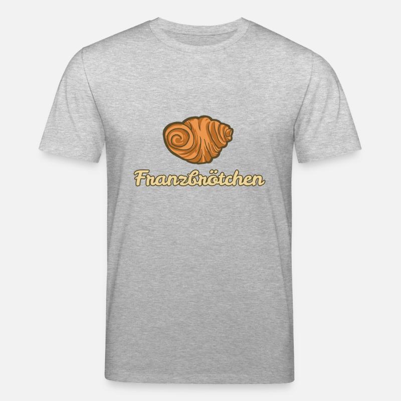 Franzbrötchen (Hell) - Stanley/Stella Unisex Bio-T-Shirt CREATOR  - Grau meliert