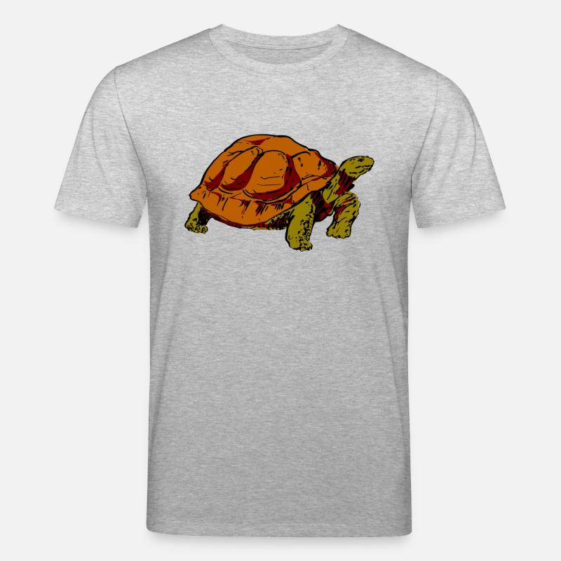 tortue - T-shirt bio CREATOR Stanley/Stella Unisexe - gris chiné