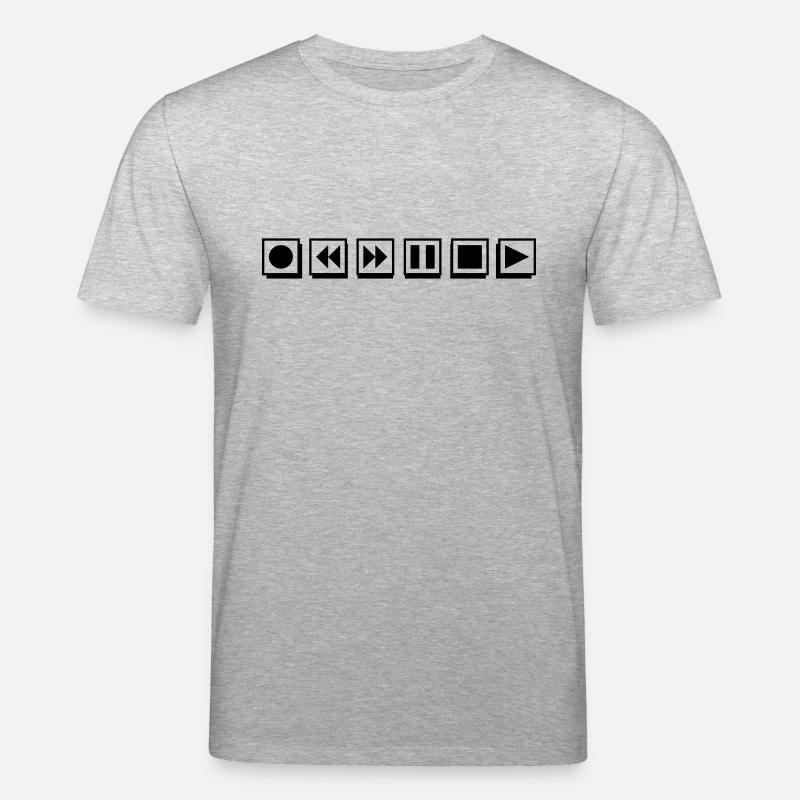 Boutons de joueur - T-shirt bio CREATOR Stanley/Stella Unisexe - gris chiné