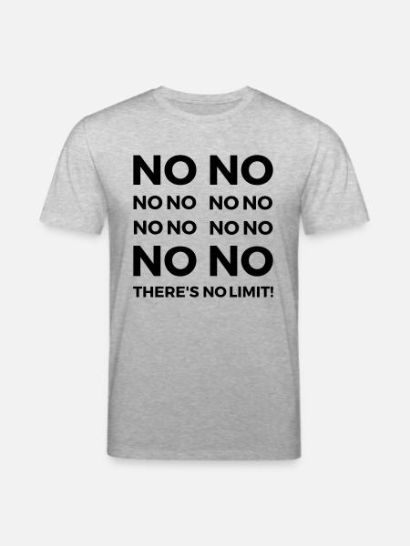 NO LIMIT - Stanley/Stella Unisex Bio-T-Shirt CREATOR  - Grau meliert