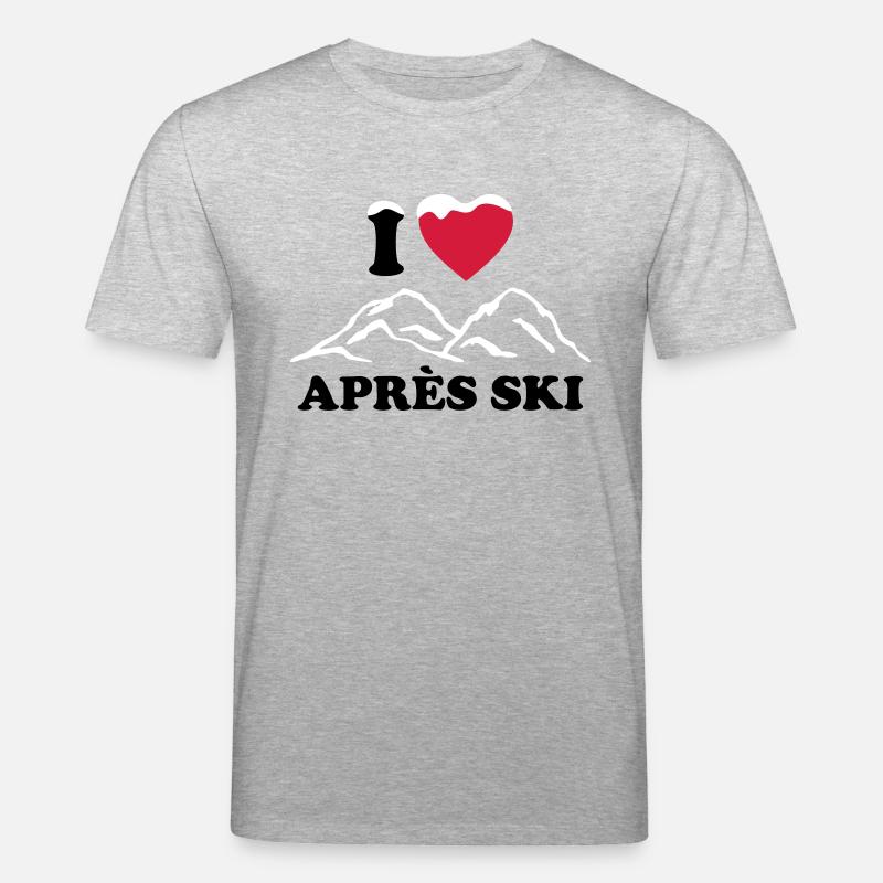 J'aime Apres Ski - T-shirt bio CREATOR Stanley/Stella Unisexe - gris chiné
