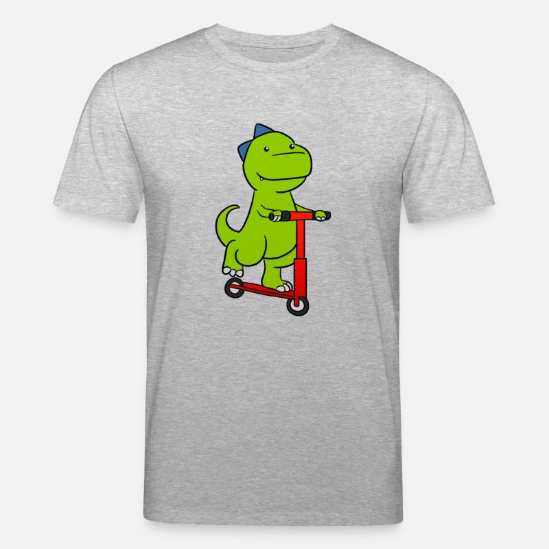 Dino Roller Dinosaur City Roller - T-shirt bio CREATOR Stanley/Stella Unisexe - gris chiné