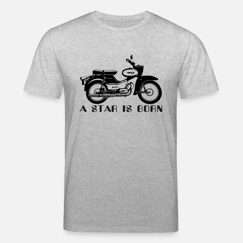 Simson Star is Born - Stanley/Stella Unisex Bio-T-Shirt CREATOR  - Grau meliert