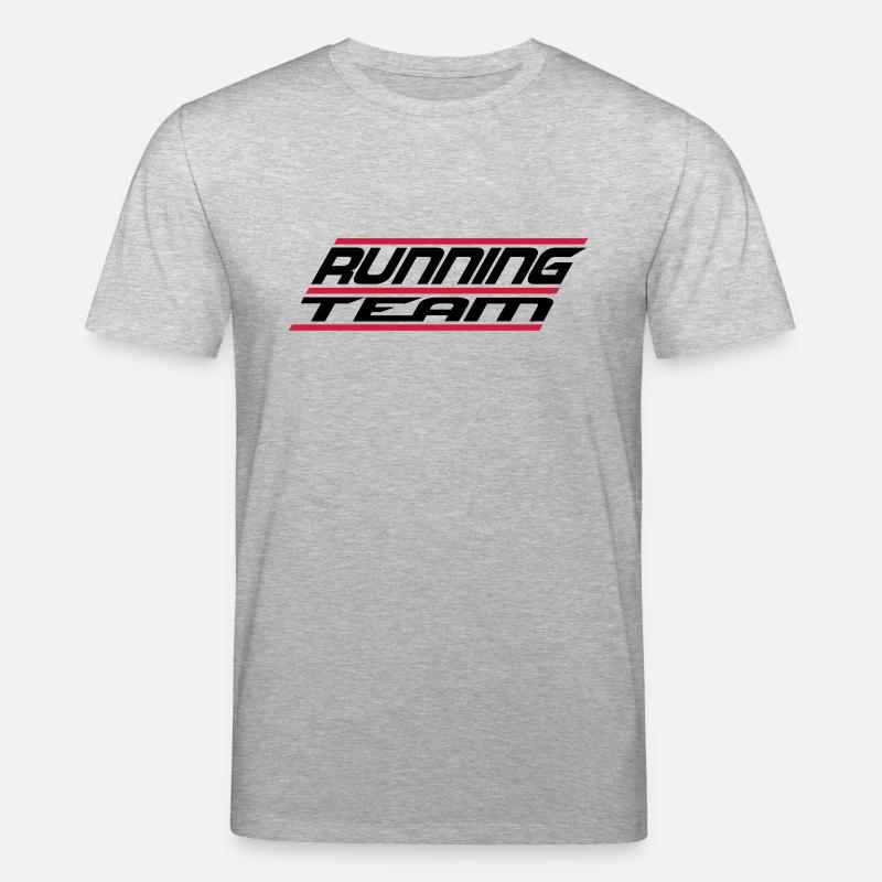 Cool Running Team Logo - T-shirt bio CREATOR Stanley/Stella Unisexe - gris chiné