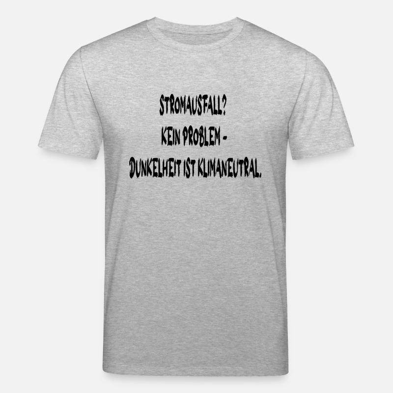Stromausfall - Stanley/Stella Unisex Bio-T-Shirt CREATOR  - Grau meliert