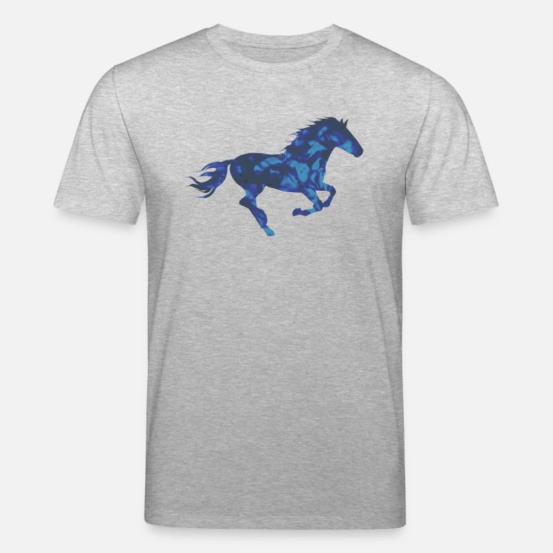 Pferd Pferd - Stanley/Stella Unisex Bio-T-Shirt CREATOR  - Grau meliert
