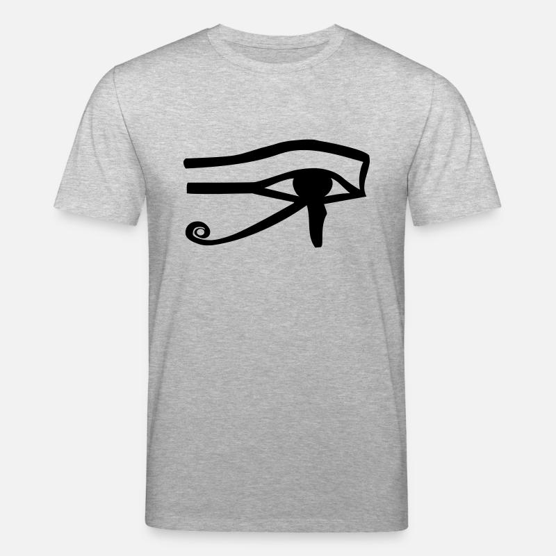 Oeil de horus - T-shirt bio CREATOR Stanley/Stella Unisexe - gris chiné