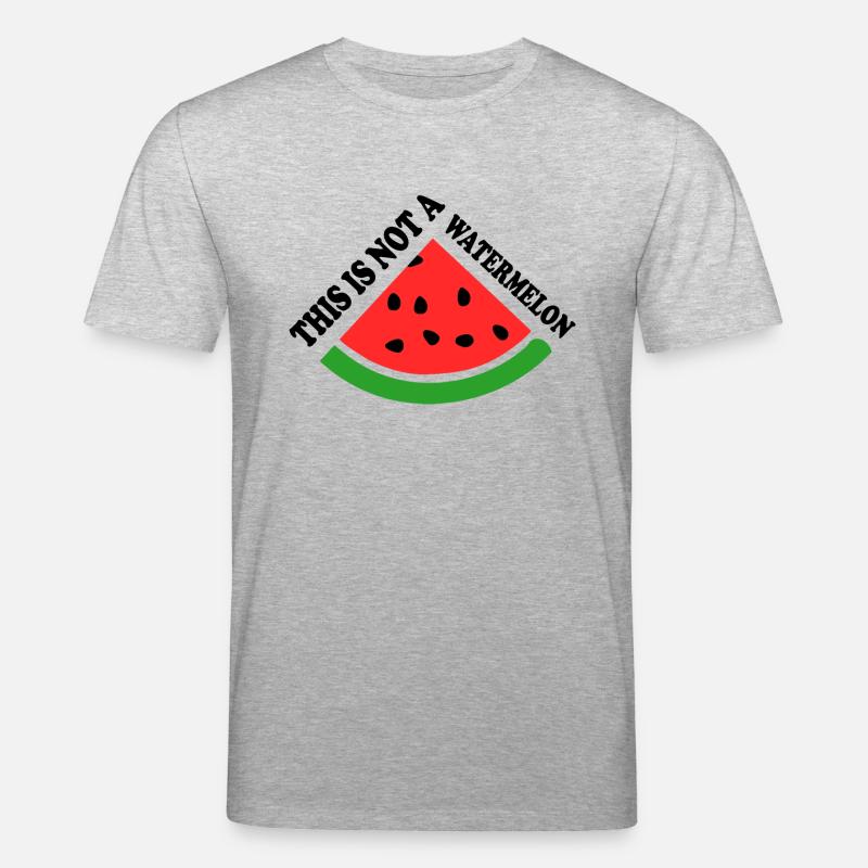 THIS IS NOT A WATERMELON - Stanley/Stella Unisex Bio-T-Shirt CREATOR  - Grau meliert