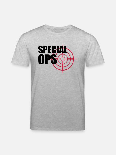 Special Ops Fadenkreuz - Stanley/Stella Unisex Bio-T-Shirt CREATOR  - Grau meliert