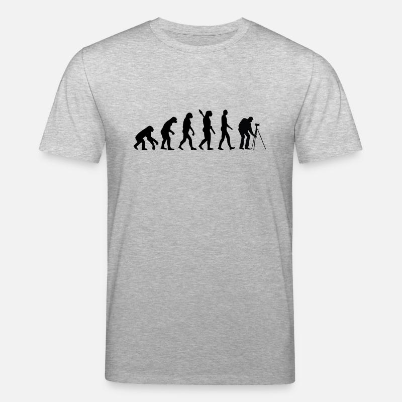 évolution PHOTOGRAPHIE FOTOGRAF b - T-shirt bio CREATOR Stanley/Stella Unisexe - gris chiné