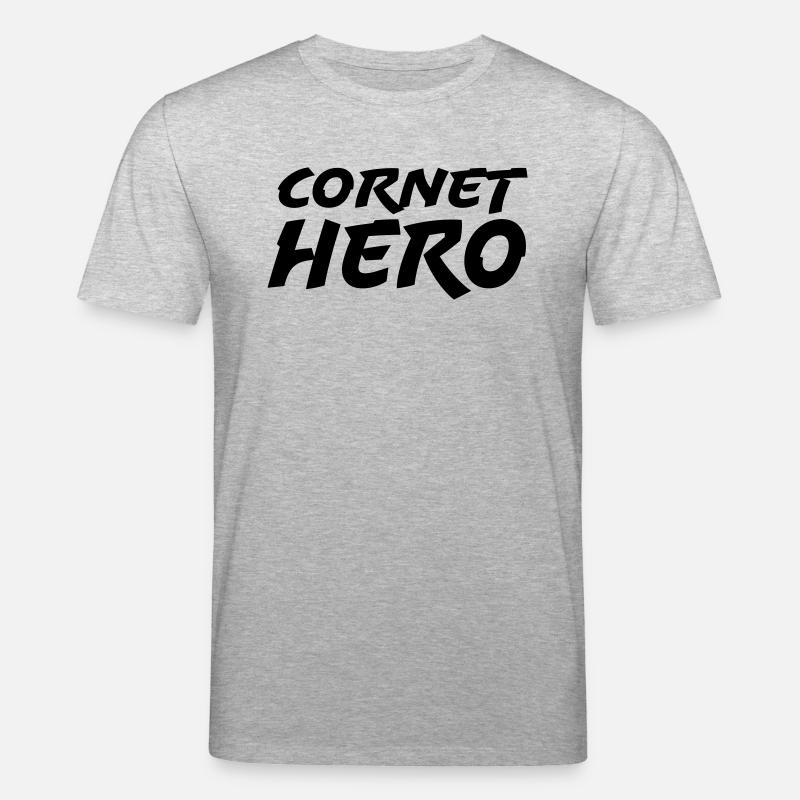 Cornet Hero - Stanley/Stella Unisex Bio-T-Shirt CREATOR  - Grau meliert
