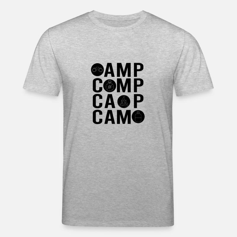 Camper Camping Camping Tools - Stanley/Stella Unisex Bio-T-Shirt CREATOR  - Grau meliert