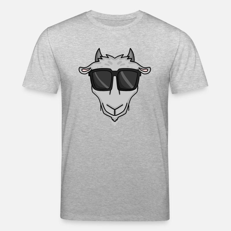 Coole Ziege - Stanley/Stella Unisex Bio-T-Shirt CREATOR  - Grau meliert