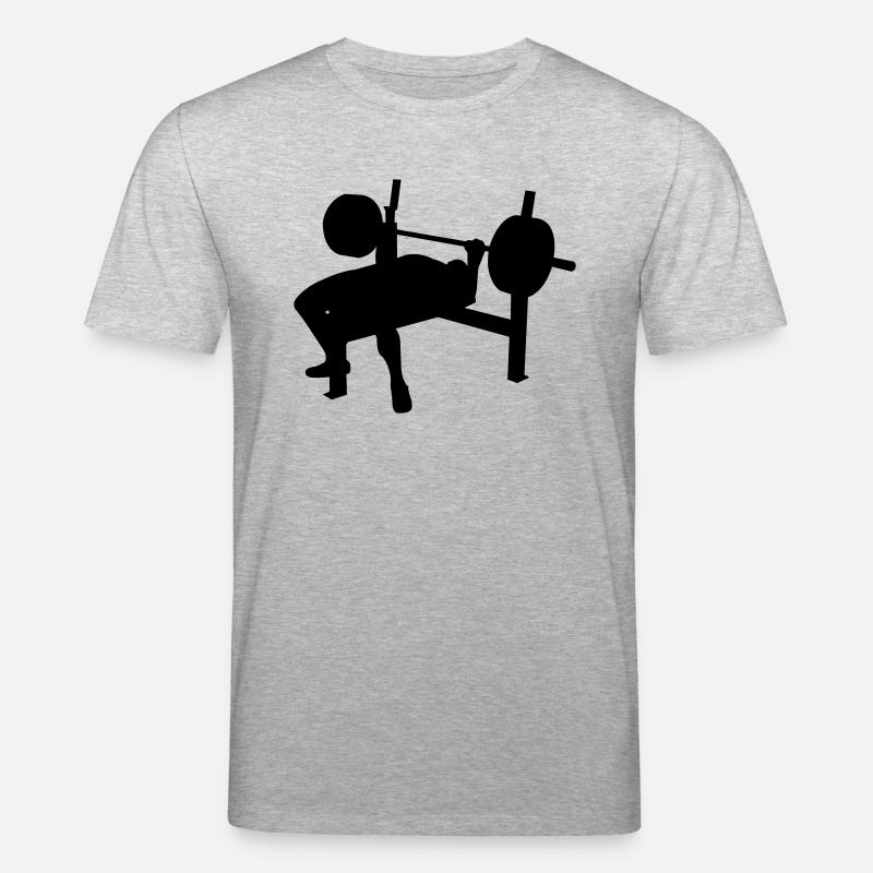 Benchpress - Stanley/Stella CREATOR Unisex Organic T-Shirt - heather grey