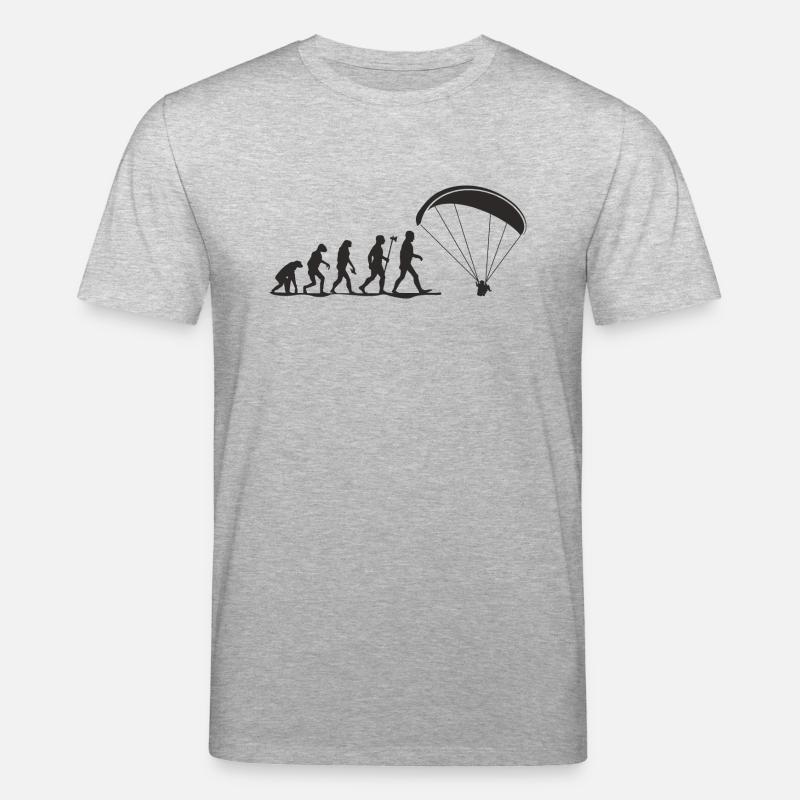 evolution paragliding - T-shirt bio CREATOR Stanley/Stella Unisexe - gris chiné