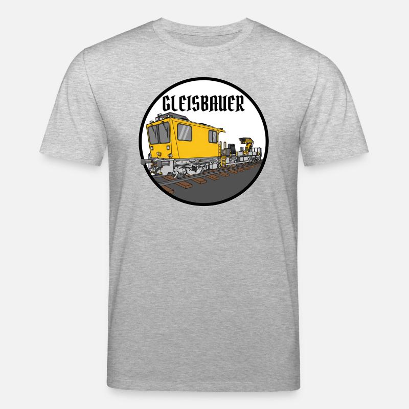 GAF Gleisarbeitsfahrzeug Gleisbauer - Stanley/Stella Unisex Bio-T-Shirt CREATOR  - Grau meliert