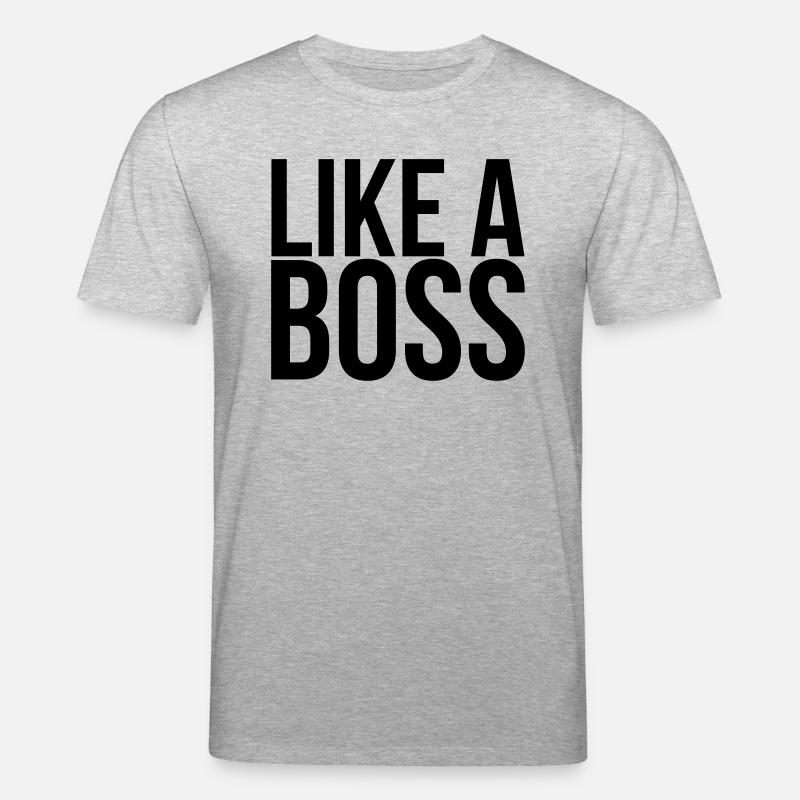 Like A Boss - Stanley/Stella Unisex Bio-T-Shirt CREATOR  - Grau meliert