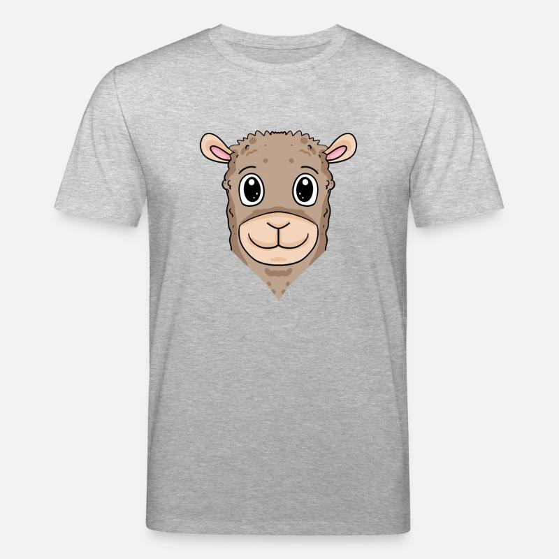 Lama - Stanley/Stella Unisex Bio-T-Shirt CREATOR  - Grau meliert