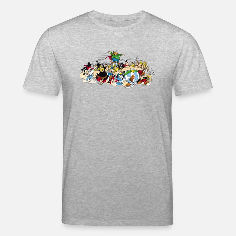 Asterix & Obelix - Attacke - Stanley/Stella Unisex Bio-T-Shirt CREATOR  - Grau meliert