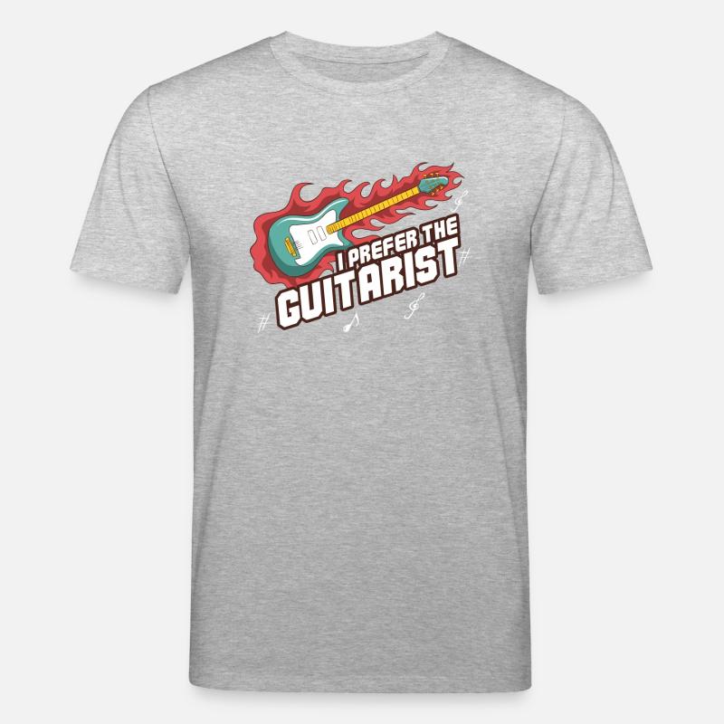 JE PRÉFÈRE LE GUITARISTE - T-shirt bio CREATOR Stanley/Stella Unisexe - gris chiné