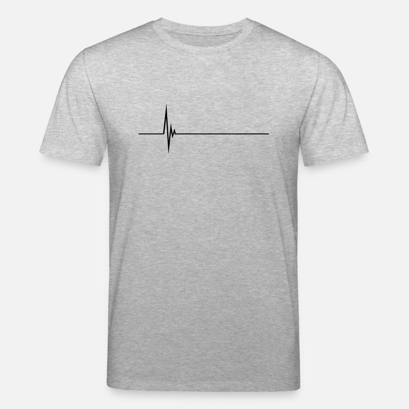 Pulse Heartbeat - Stanley/Stella Unisex Bio-T-Shirt CREATOR  - Grau meliert