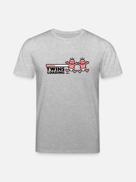 Twins Loading - Stanley/Stella Unisex Bio-T-Shirt CREATOR - Grau meliert