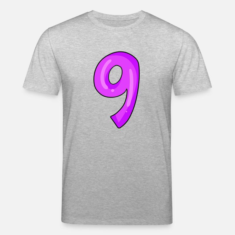 Nummer 9 - Stanley/Stella Unisex Bio-T-Shirt CREATOR  - Grau meliert