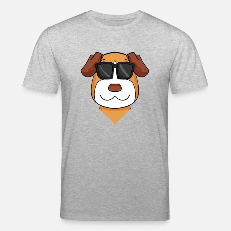 jack russell terrier Hund Hunderasse - Stanley/Stella Unisex Bio-T-Shirt CREATOR  - Grau meliert