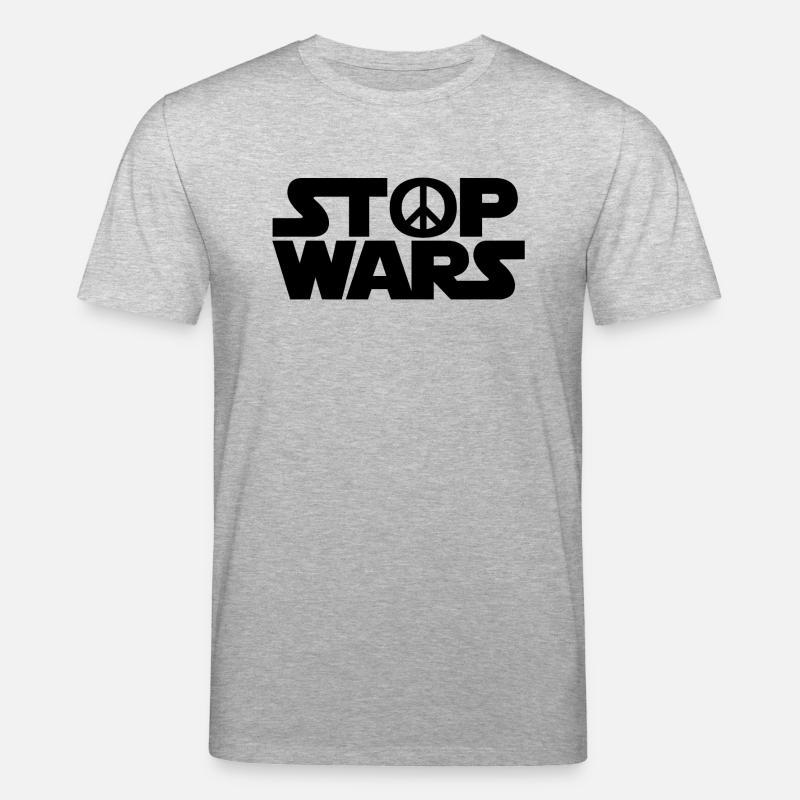 Stop Wars - Stanley/Stella Unisex Bio-T-Shirt CREATOR  - Grau meliert