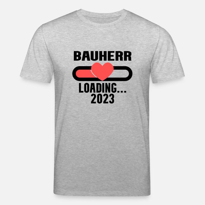 Bauherr 2023 Loading - Stanley/Stella Unisex Bio-T-Shirt CREATOR  - Grau meliert