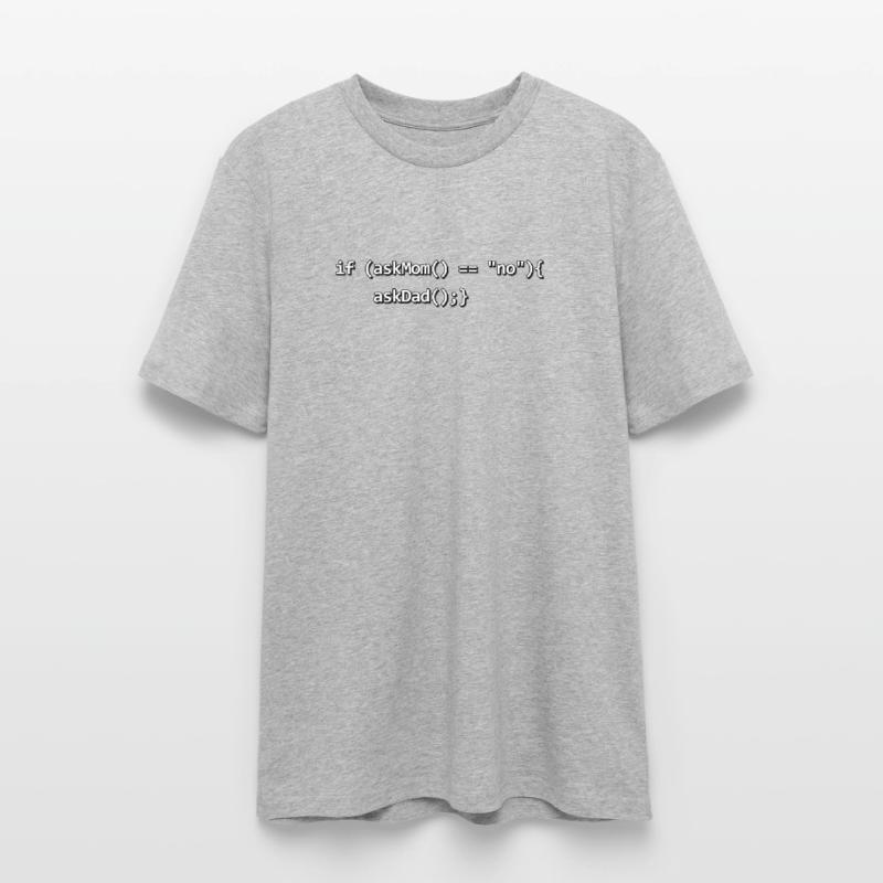 Si IF mère père nerd programmeur de code source T-shirt bio CREATOR Stanley/Stella Unisexe