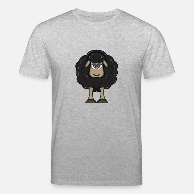 böse schwarze Schafe - Stanley/Stella Unisex Bio-T-Shirt CREATOR  - Grau meliert