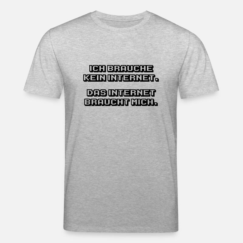 Internet - Stanley/Stella Unisex Bio-T-Shirt CREATOR  - Grau meliert