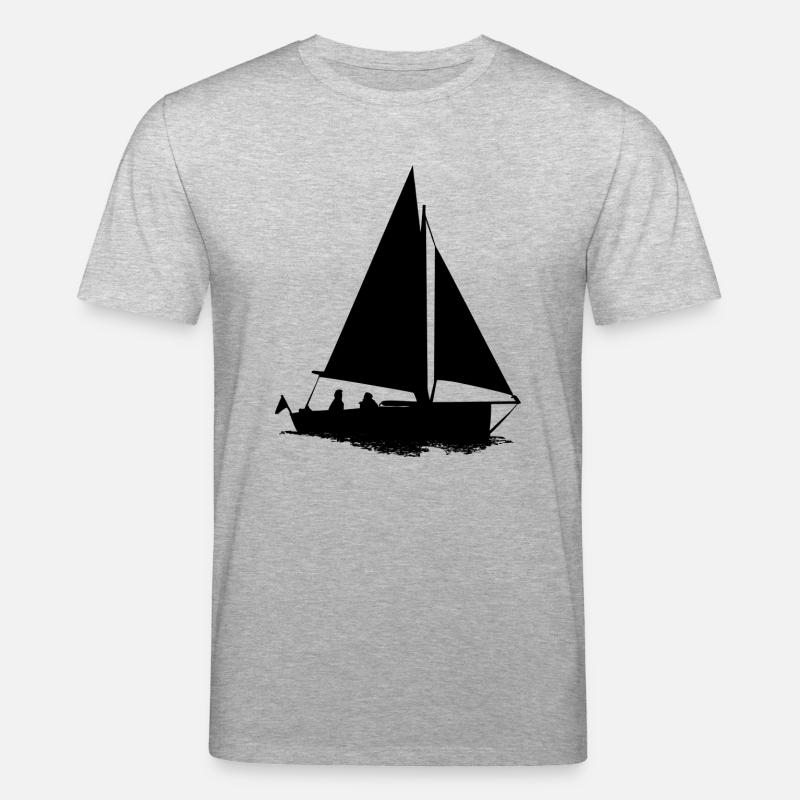 Segelboot - Stanley/Stella Unisex Bio-T-Shirt CREATOR  - Grau meliert