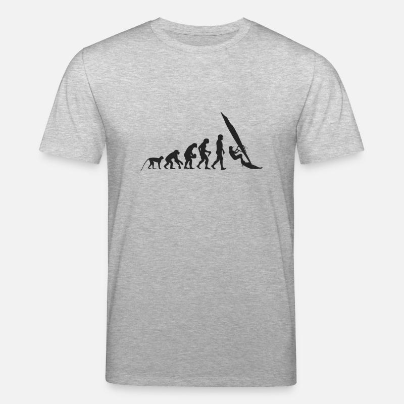 Evolution Windsurfing - T-shirt bio CREATOR Stanley/Stella Unisexe - gris chiné