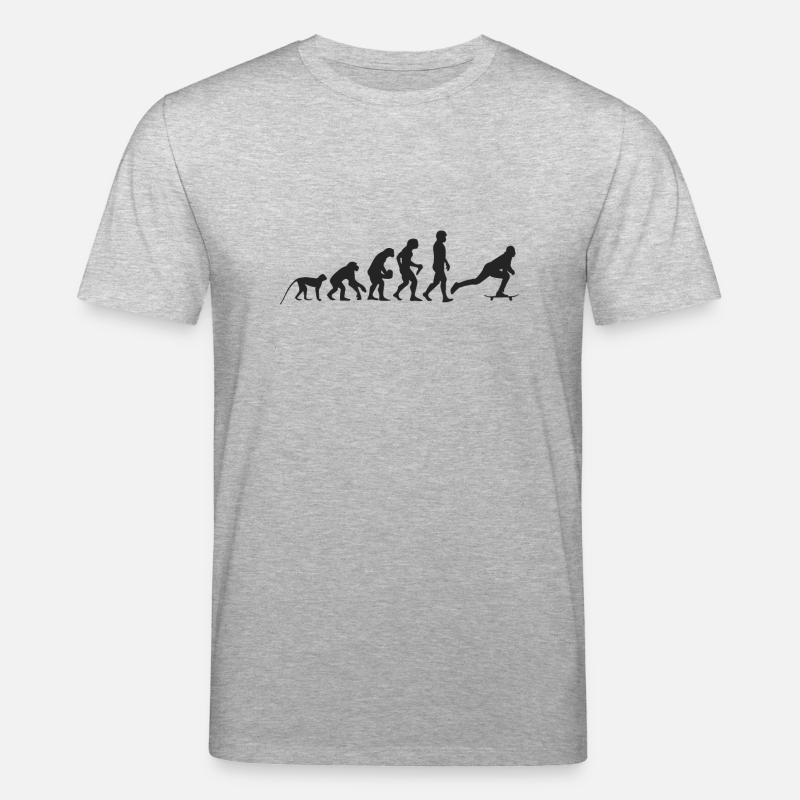 Evolution Skate - Stanley/Stella CREATOR Unisex Organic T-Shirt - heather grey